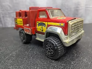 Vintage Tonka Watertown Fire Dept Pumper Unit 4 Fire Truck Toy Red Metal Diecast - Picture 1 of 12