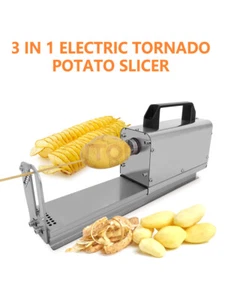 Macchina a spirale semi-automatica per patate 3IN1 Patate Stick Hot Dog Produttore di patatine - Foto 1 di 8