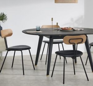 Made.com Albers 4-6 Seat Round to Oval Extending Dining Table, Rrp £725 #8617
