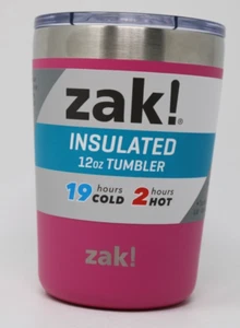 Vaso ZAK AISLADO 12 OZ Acero Inoxidable para Caliente o Frío - Rosa Nuevo - Imagen 1 de 8