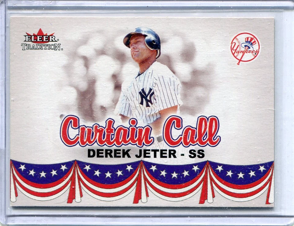 2002 Fleer Tradition Baseball Card Derek Jeter New York Yankees  NR MT # U-362 - Image 1 of 1