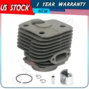 Cylinder Piston Kit Rings Cilps 50mm Bore For Husqvarna 268 268K (503 61 10 71) - Imagen 1 de 12
