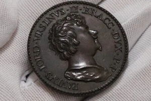 🧭 🇮🇹 ITALIEN HOCHWERTIG um 1621 Paolo Giordano II Orsini. 1615-1656 Æ Medaille 30mm - Bild 1 von 7