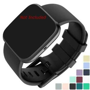 Silicone Watch Strap Band Men's Women's Compatible with Fitbit Versa 1 2 Lite