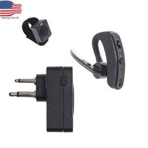 Hands-free PTT Wireless Bluetooth Earphone K1 Plug For Baofeng TYT Kenwood Radio - Picture 1 of 9
