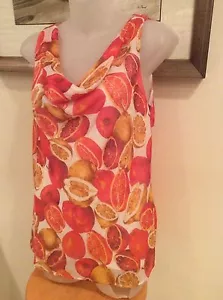 NWOT Lafayette 148 New York Womens Size 10 Multi Linen/Silk Top $495 - Picture 1 of 8