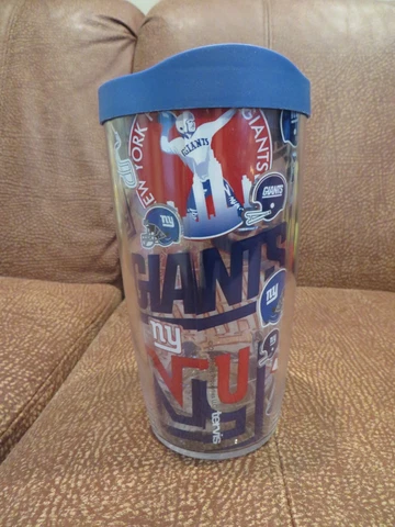 Tervis NY Giants 16oz tumbler with lid NEW Cover