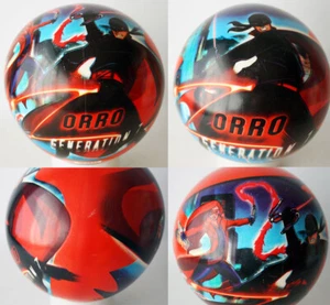 RARE ZORRO GENERATION Z RUBBER BALL STAR GREECE NEW NOS ! - Picture 1 of 6