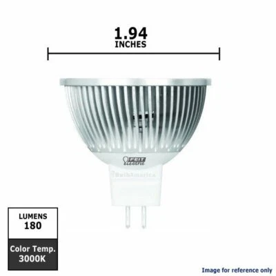 Feit Performance LED MR16 High Output Indoor/Outdoor Flood Light Bulb w/GU 5.3 - Image 1 of 4