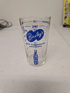 Bireley's Non-Carbonated Beverage Advertising Measuring Glass - Picture 1 of 5