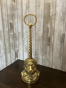 Regency Brass Lionhead Doorstop - Picture 1 of 4
