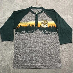 F.S.P. Bell's Brewery Light Hearted Ale Graphic Reglan Henley T Shirt Uomo L - Foto 1 di 7