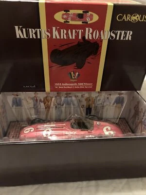 Carousel 1 1955 Bob Sweikert #6 Indy 500 Winner 1:18 Scale Diecast Race Car 4501 - Image 1 of 4