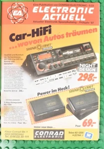 Conrad Electronic Actuell S 23 - Katalog - Frühjahr 87 - Car-Hifi - CD-Player - Bild 1 von 2