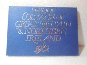 1982 GREAT BRITAIN AND NORTHERN IRELAND SEVEN COIN PROOF SET - Picture 1 of 2