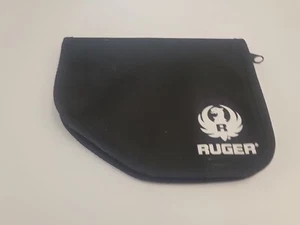 Ruger Soft Pistol Case Black Nylon 8" x 6" - Picture 1 of 3
