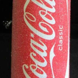 Vintage 2008 Red Glitter Classic Coca-Cola Can Christmas Ornament - Picture 1 of 4