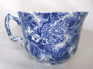 Rare Laura Ashley CHINTZWARE Blue Staffordshire England Coffee Tea Cup Vtg - Picture 1 of 7