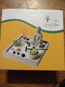 Miniature SandyZen Garden, Crystal, Rock, Sand Garden. - Picture 1 of 2