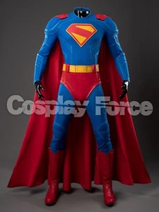 2025 Clark Kent Cosplay Kostüm Overall Herren Halloween Outfit - Bild 1 von 25