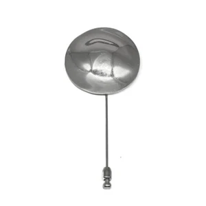 Seltene Vintage Robert Lee Morris STECKNADEL Modernist Sterling Scheibe 1980er Männer Brosche - Bild 1 von 5