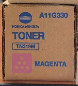 Genuine OEM Konica Minolta TN319M A11G330 Magenta Toner - NEW! - Picture 1 of 2