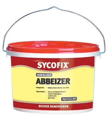 1kg Sycofix Farb & Lack Abbeizer Lack Entferner Holz Fenster Türen Möbel - Bild 1 von 2