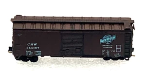 Con-Cor 0001-01004T N Scale CNW 40' Steel Boxcar #154197 LN/Box - Picture 1 of 4