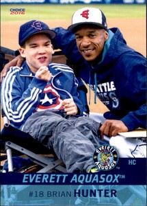2016 Everett AquaSox Choice #21 Brian Hunter Vancouver Washington Baseball Card