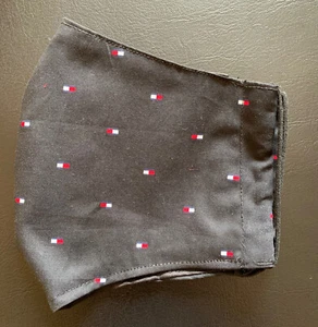Washable Reusable Pocket Filter Handmade Cotton Tommy Face Mask Black - Picture 1 of 3