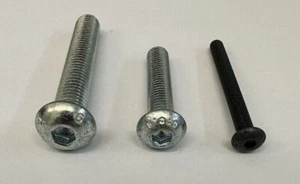 M12, LONG, Button Head Socket Screws, High Tensile 10.9, Self Colour/BZP. - Picture 1 of 6