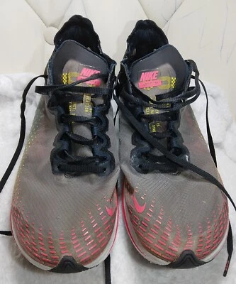  NIKE ZOOM FLY SP FAST BLACK RED ORBIT GREEN SIZE 12 RACING SNEAKER.  - Image 1 of 4