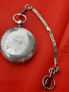 Rare 50mm Vintage Silver DENT LONDON Ottoman Mens Pocket Watch _489 - Picture 1 of 15