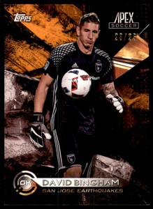 2016 Topps Apex MLS Orange #19 David Bingham /25