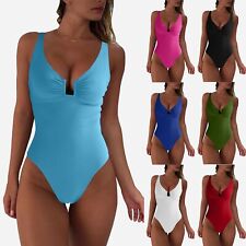 Women One Piece Swimsuits Size 6 8 10 12 14 High Waisted Swimsuit Bathing Suit