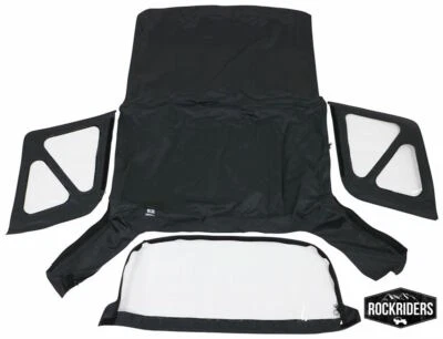 Geo Tracker 1995-1998 repuesto techo blando y ventanas transparentes negro Rampage 98815 Foto 1 de 4