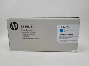 New Genuine HP 657X LaserJet MFP M681, M682 Cyan Toner CF471XC - Picture 1 of 6