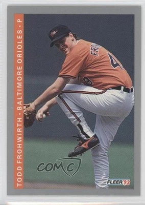 1993 Fleer Todd Frohwirth #166 - Image 1 of 2