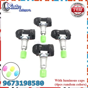 TPMS 4PCS 5430T4 For Peugeot 207 307 Citroen C4 9673198580 Tire Pressure Sensor - Picture 1 of 21