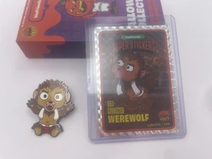 VeeFriends Halloween 2023 Well-Connected Werewolf Pin Super Sticker Limited 299 - Picture 1 of 8