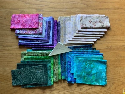 moda quilting fabrics. batik - Image 1 of 4