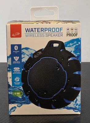 iLive Shock & Waterproof Bluetooth Wireless Speaker Blue/Black #ISBW157BU - Image 1 of 4