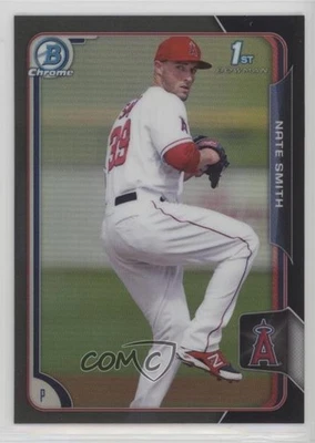2015 Bowman Chrome Prospects Asia Exclusive Black Refractor Nate Smith #BCP90 - Image 1 of 2
