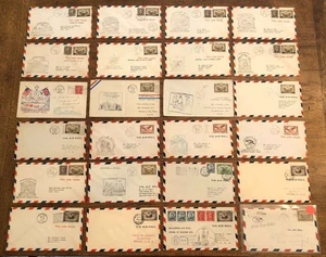 E4794: (50) Canada 1st Flight Covers, 1920's-30's; Better, CI FDC - Picture 1 of 2