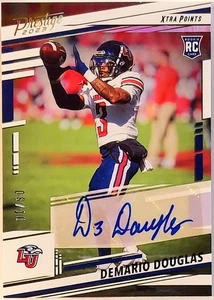 2023 Panini Prestige Draft Picks Xtra Points Signatures SSP /10 Demario Douglas - Bild 1 von 3