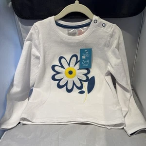 Blade & Rose Kids Shirt Daisy In Bloom White Blue New With Tags Size 3-4 Years - Picture 1 of 6