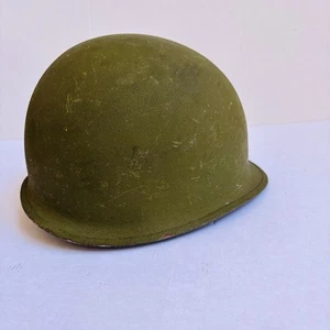Casco de metal vintage de hierro con costura frontal del ejército de Estados Unidos M1 E1-017 - Imagen 1 de 17