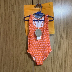 NWT Stella McCartney Girl’s 6 Years One Piece Hearts Swimsuit - Picture 1 of 5