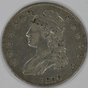 1836 Capped Bust Half Dollar VF - Type Coin - Picture 1 of 2