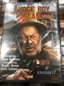 NEW Judge Roy Bean DVD Edgar Buchanan Jack Beutel Jackie Loughery 4 episode set - Picture 1 of 4